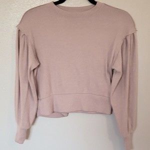 SO Long Sleeve Dusty Rose Shirt Women's Size XS